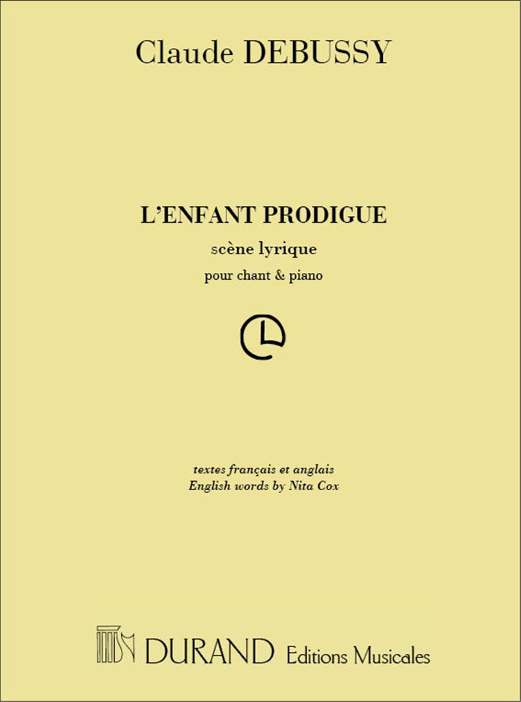 Enfant Prodigue Cht-Piano ( Fr-Ang )